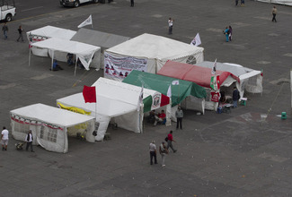 SME y SEGOB acuerdan levantar plantón del Zócalo 
