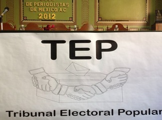 Instalan intelectuales y ex legisladores el Tribunal Electoral Popular 